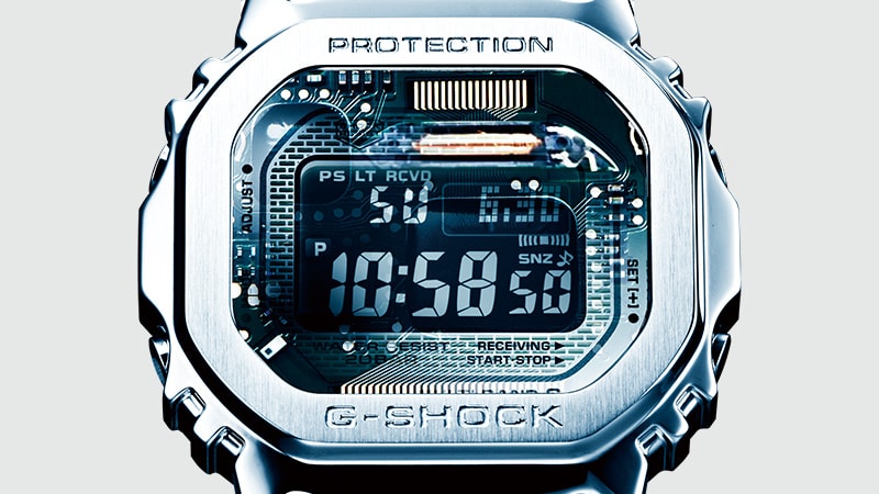 LSI layout The heart of a multifunction watch.