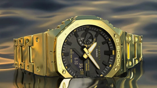 Full-Metal G-SHOCK in Gleaming Yellow-Gold Hue