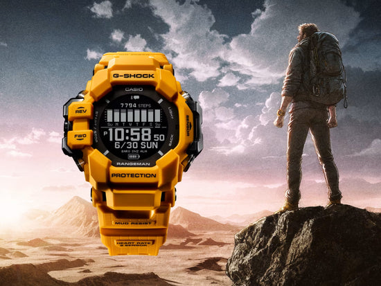 G-SHOCK Designed to Survival Specs, Equipped with Heart Rate Monitor and GPS Functionality