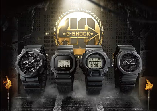 G-SHOCK 40th Anniversary REMASTER BLACK Models