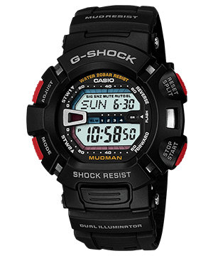 Shuts out dust & mud. Rally-spec G-Shock