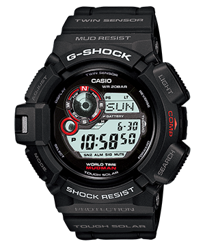 A G-Shock with a new mud-resistant structure