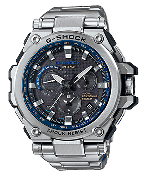 GPS Hybrid Radio-controlled Solar-powered, shock-resistant MT-G