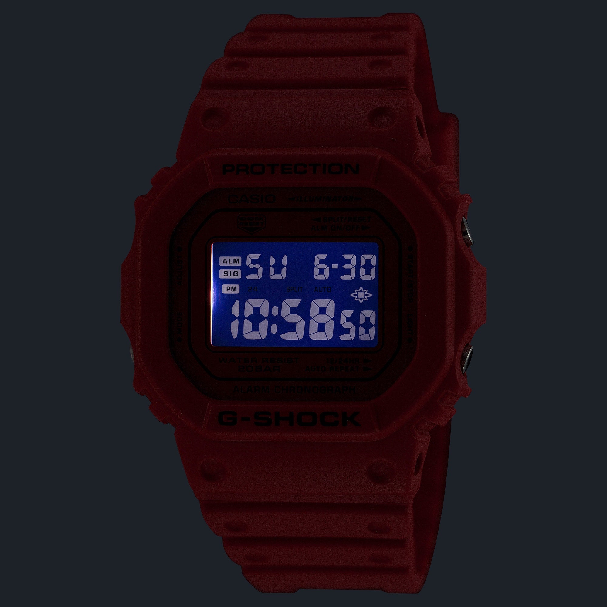 CASIO G-SHOCK DW-5600RRB-4D Red Resin Digital Watch GUESS CASIO G-SHOCK DW-5600RRB-4D Red Resin Digital Watch GUESS