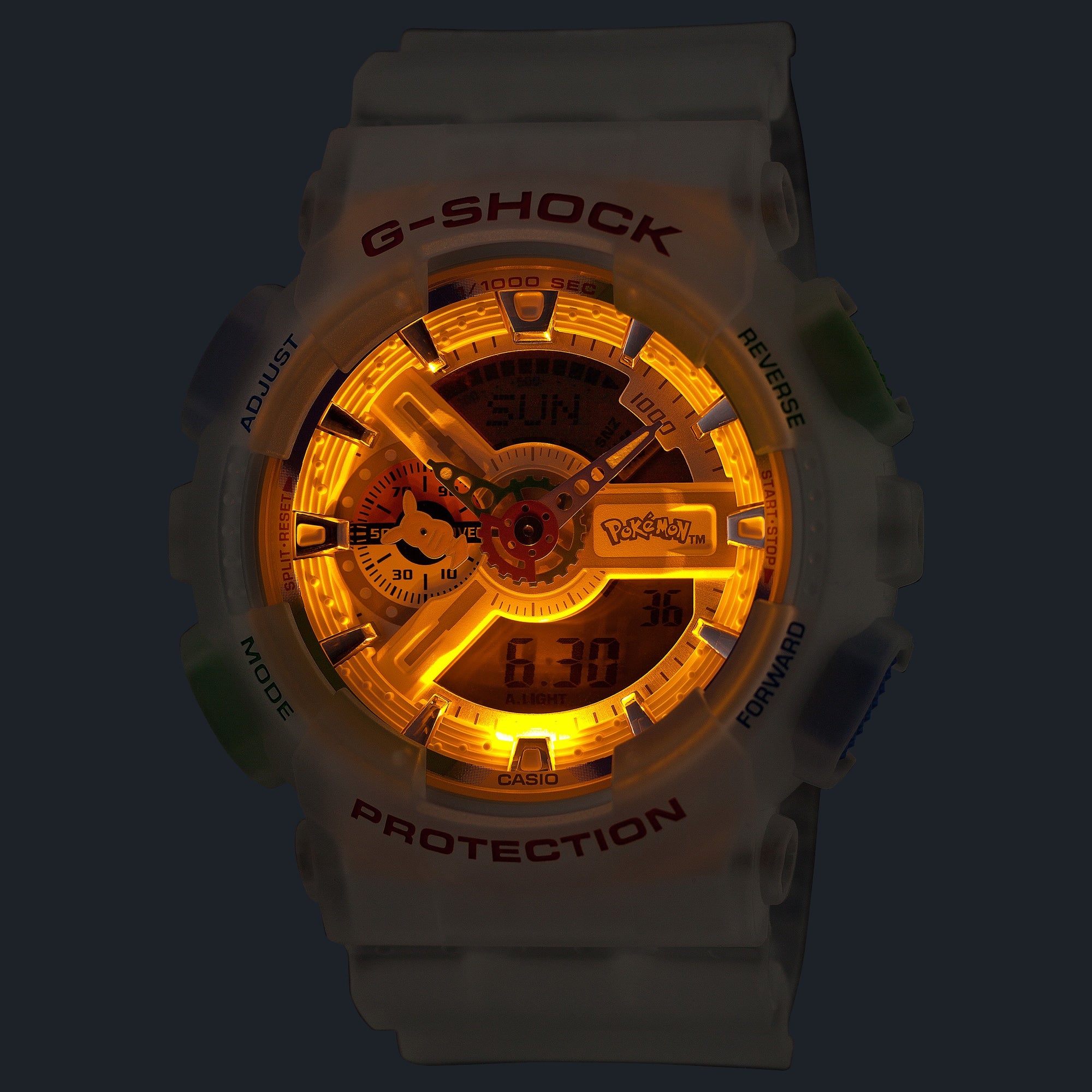 Casio G-Shock Pokémon 30th Anniversary Limited Edition Watch GA110PKM-7A Seiko Casio G-Shock Pokémon 30th Anniversary Limited Edition Watch GA110PKM-7A Seiko