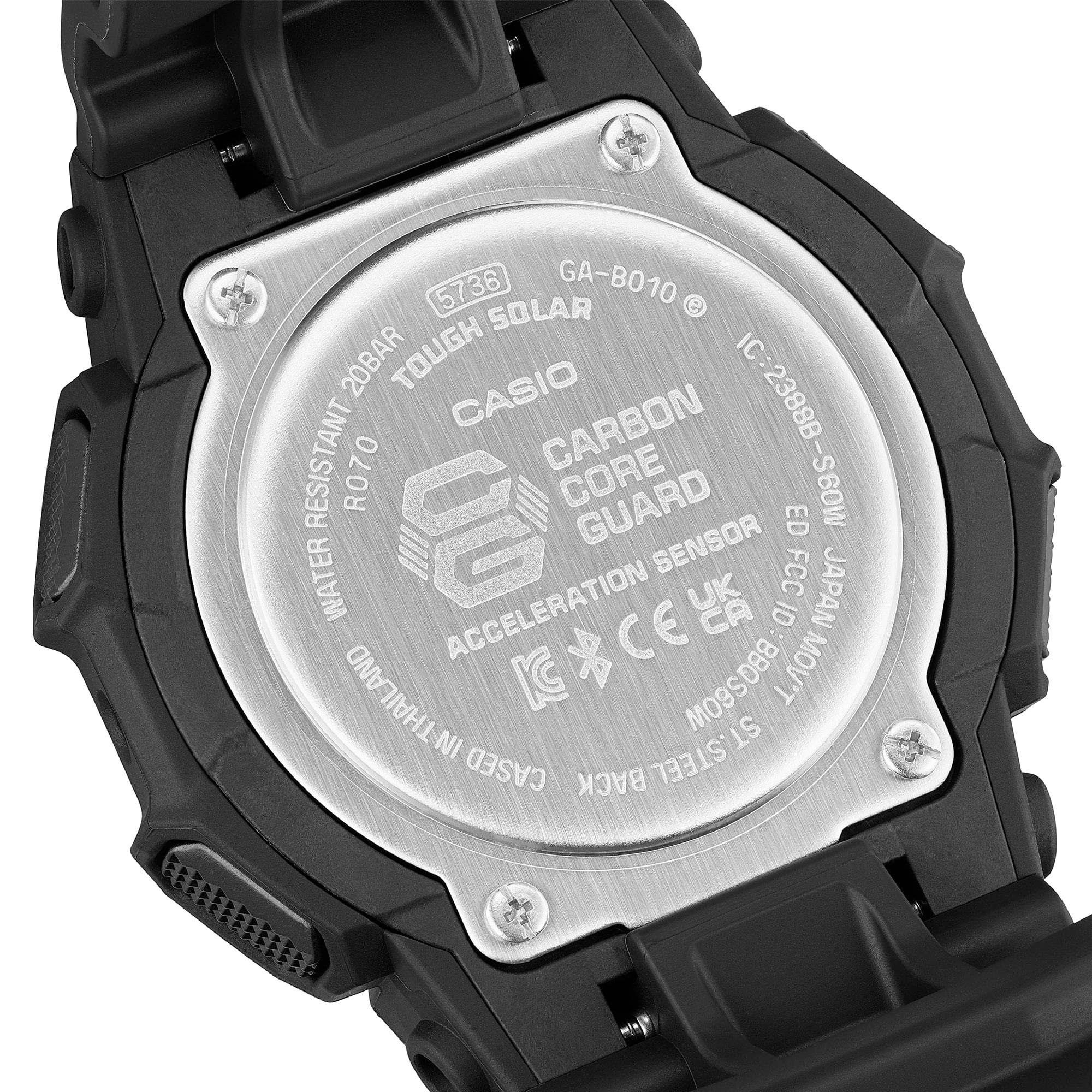 CASIO G‑SHOCK GA‑B010‑1ADR Tough Solar Bluetooth Step‑Tracker Watch — Black GUESS CASIO G‑SHOCK GA‑B010‑1ADR Tough Solar Bluetooth Step‑Tracker Watch — Black GUESS