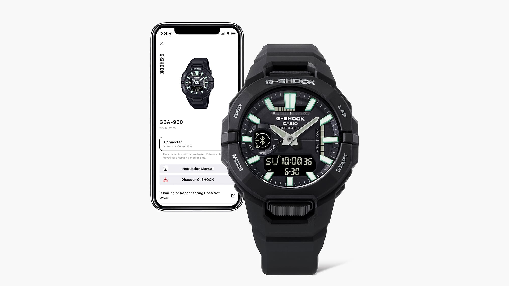 G-SHOCK GBA-950-2A Bluetooth Fitness Sports Watch Seiko G-SHOCK GBA-950-2A Bluetooth Fitness Sports Watch Seiko