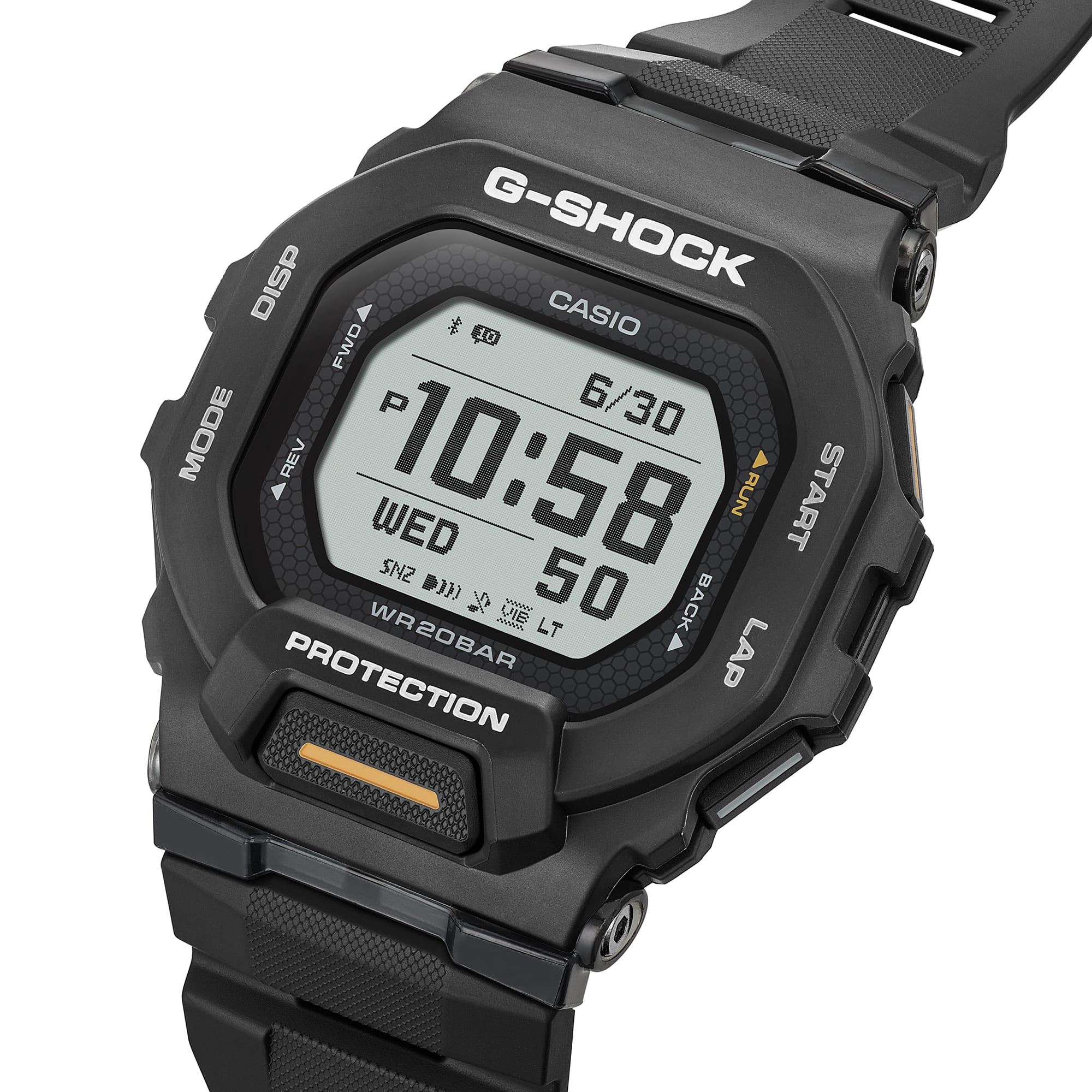 CASIO G‑SHOCK GBD‑200‑1A1DR Bluetooth Step‑Tracker Sports Watch — Black GUESS CASIO G‑SHOCK GBD‑200‑1A1DR Bluetooth Step‑Tracker Sports Watch — Black GUESS
