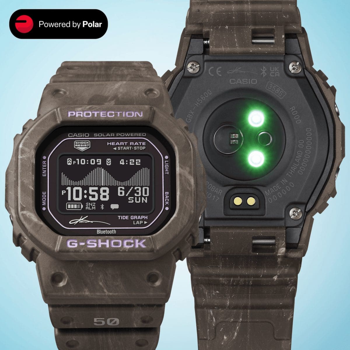 Casio G-Shock GBXH5600KI-5D KI Collaboration G-LIDE Heart Rate Sports Watch CASIO Casio G-Shock GBXH5600KI-5D KI Collaboration G-LIDE Heart Rate Sports Watch CASIO