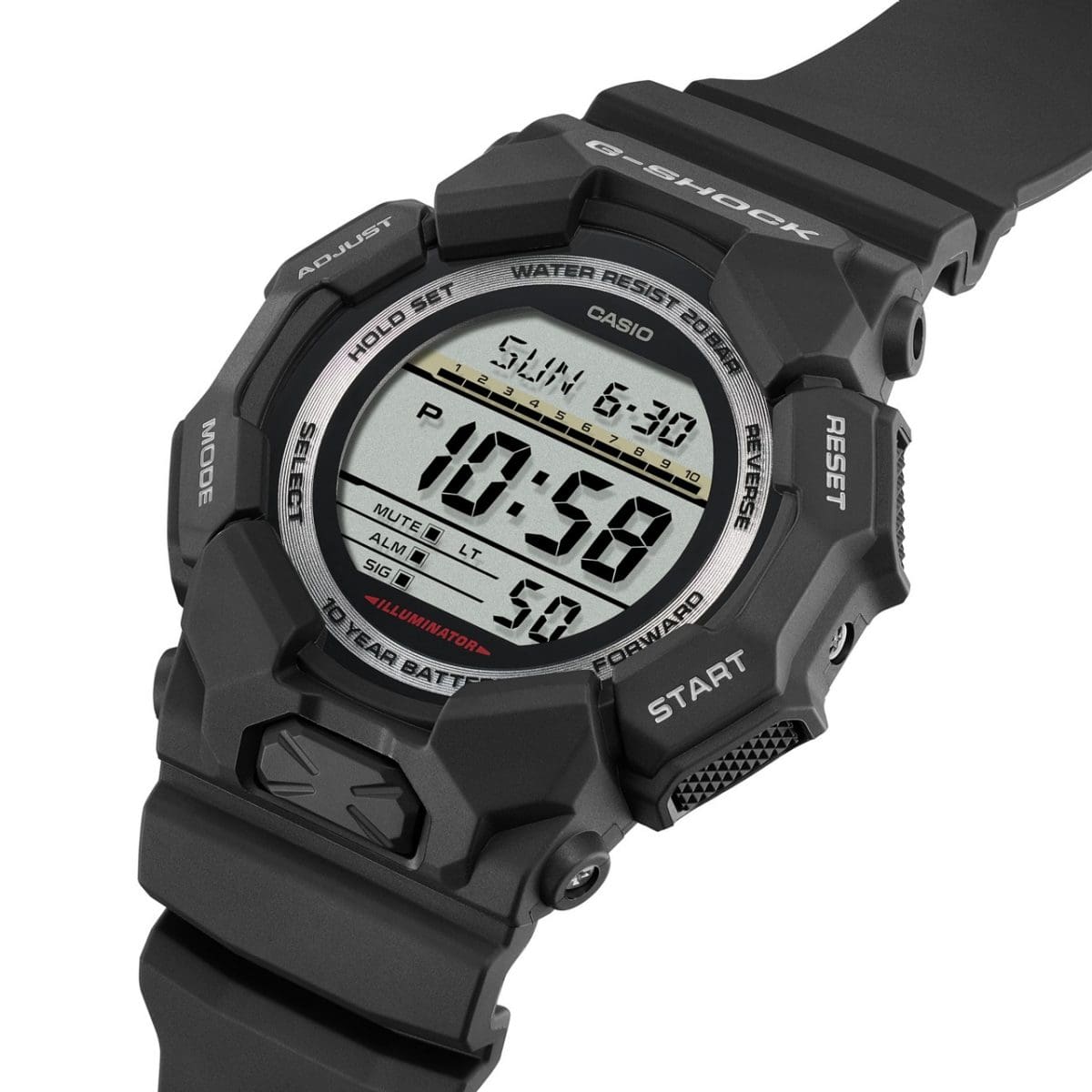 G-Shock GD010-1D Men's Black Digital Watch | 10-Year Battery | Carbon Core Guard CASIO G-Shock GD010-1D Men's Black Digital Watch | 10-Year Battery | Carbon Core Guard CASIO