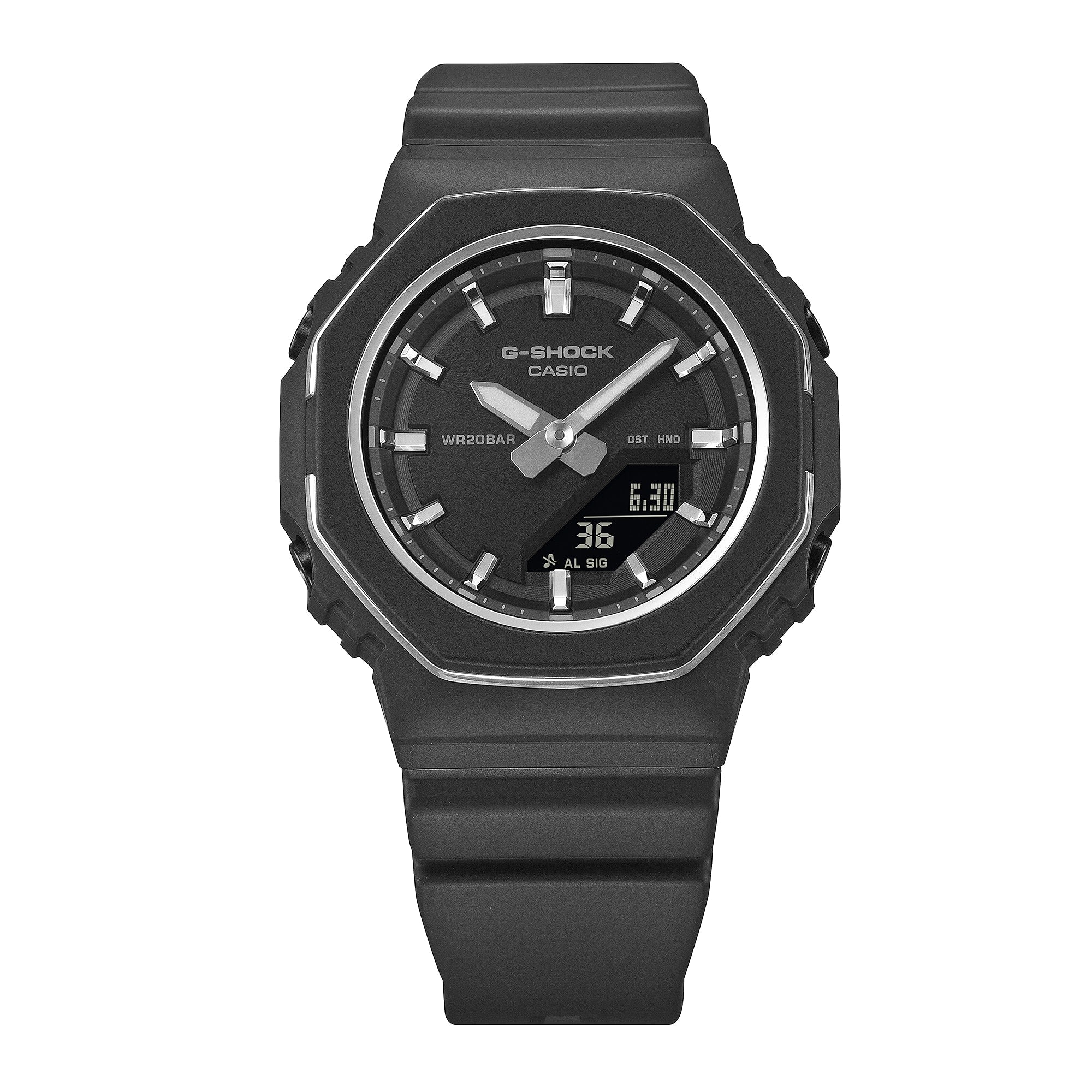 Casio G-Shock GMAP2110-1A Women's Analog-Digital Black Bio-Based Resin Watch – 200M Water Resistant G-SHOCK Casio G-Shock GMAP2110-1A Women's Analog-Digital Black Bio-Based Resin Watch – 200M Water Resistant G-SHOCK