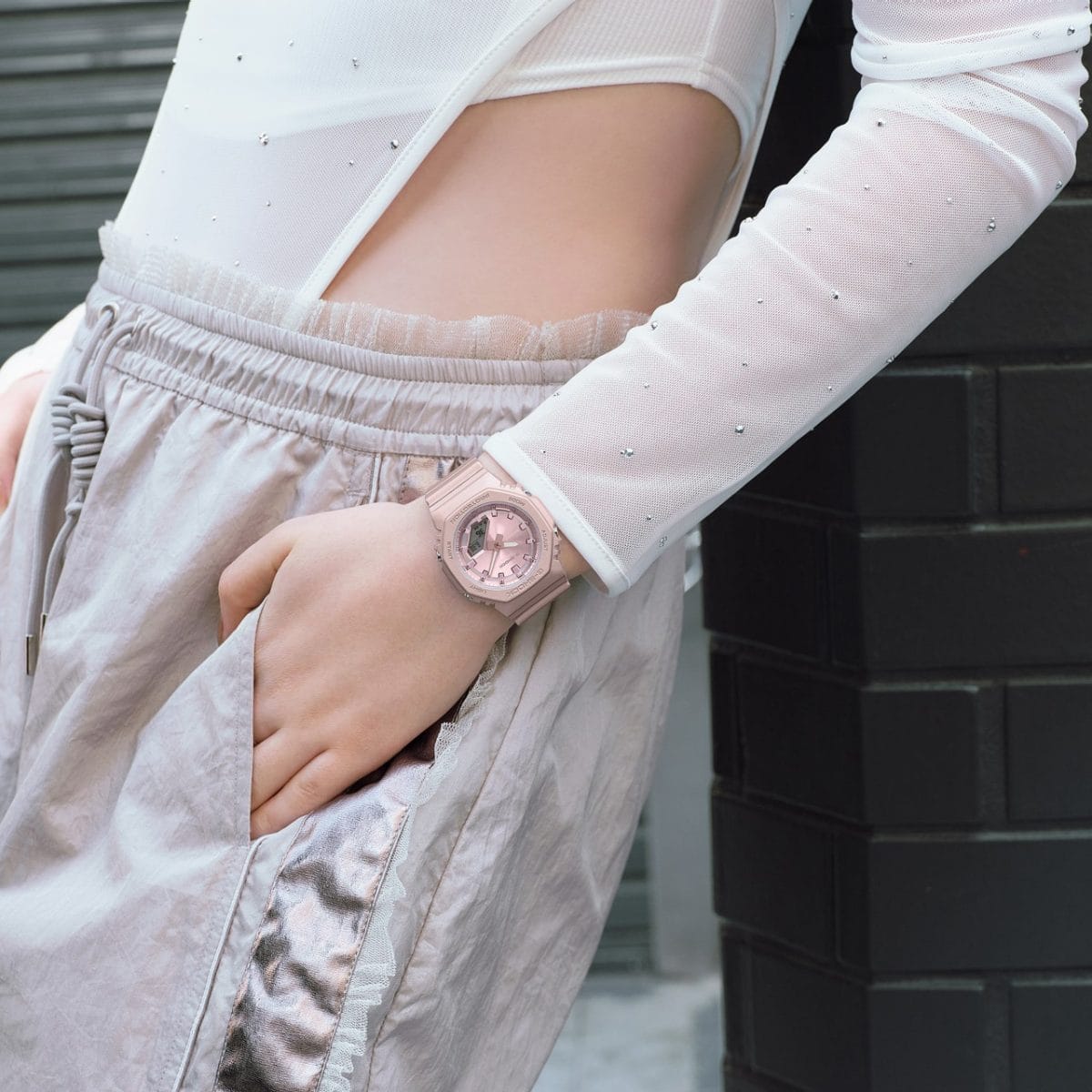 Casio G-Shock GMA-P2100ST-4ADR Women’s Analog-Digital Resin Watch, 200 m Water Resistance, Pearlescent Finish G-SHOCK Casio G-Shock GMA-P2100ST-4ADR Women’s Analog-Digital Resin Watch, 200 m Water Resistance, Pearlescent Finish G-SHOCK