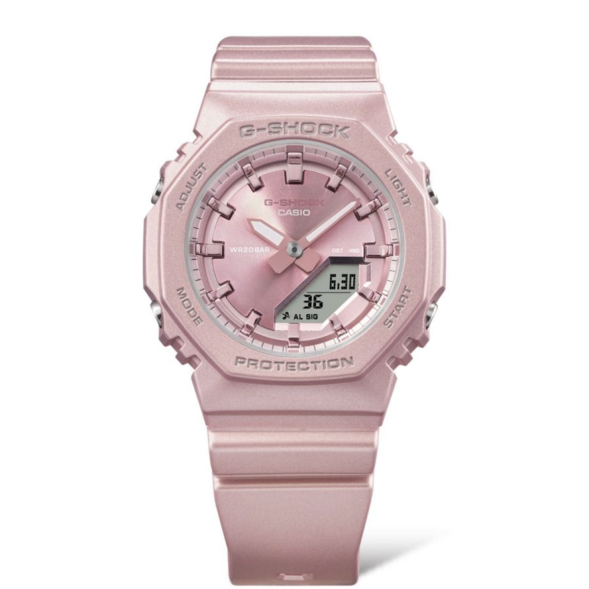 Casio G-Shock GMA-P2100ST-4ADR Women’s Analog-Digital Resin Watch, 200 m Water Resistance, Pearlescent Finish G-SHOCK Casio G-Shock GMA-P2100ST-4ADR Women’s Analog-Digital Resin Watch, 200 m Water Resistance, Pearlescent Finish G-SHOCK