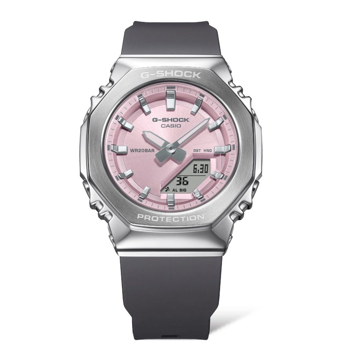 Casio G-Shock GM-S2110-4A Women's Analog-Digital Pink Watch with Metal Bezel G-SHOCK Casio G-Shock GM-S2110-4A Women's Analog-Digital Pink Watch with Metal Bezel G-SHOCK