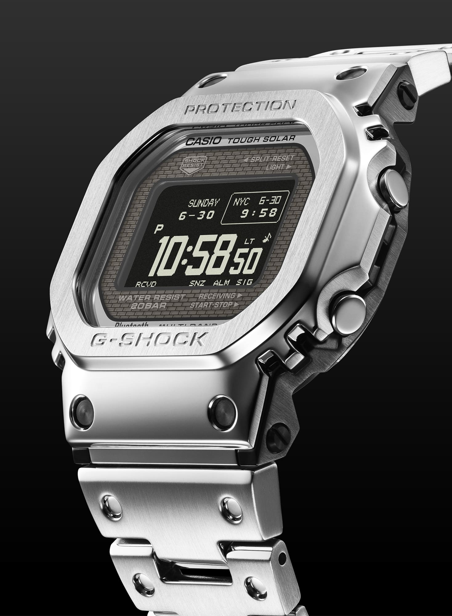 CASIO G-SHOCK GMW-BZ5000D-1DR Full Metal Tough Solar Bluetooth Watch GUESS CASIO G-SHOCK GMW-BZ5000D-1DR Full Metal Tough Solar Bluetooth Watch GUESS