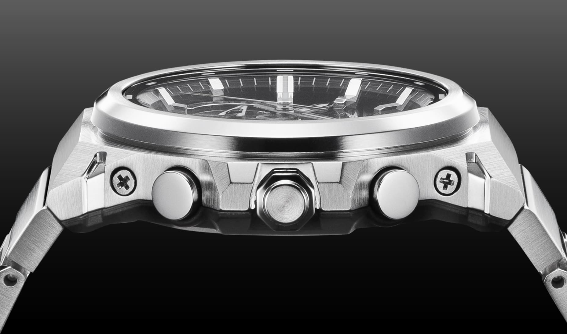 Casio G-Shock GST-B1000D-1ADR Tough Solar Bluetooth Analog-Digital Watch – Premium G-Steel GUESS Casio G-Shock GST-B1000D-1ADR Tough Solar Bluetooth Analog-Digital Watch – Premium G-Steel GUESS