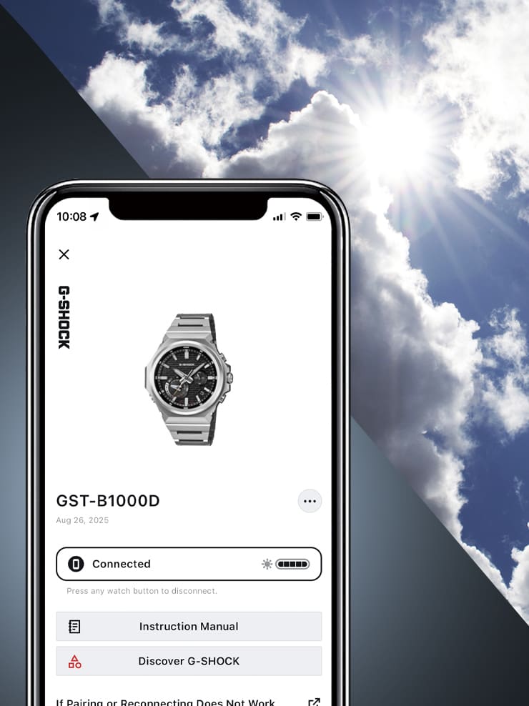 Casio G-Shock GST-B1000D-1ADR Tough Solar Bluetooth Analog-Digital Watch – Premium G-Steel GUESS Casio G-Shock GST-B1000D-1ADR Tough Solar Bluetooth Analog-Digital Watch – Premium G-Steel GUESS