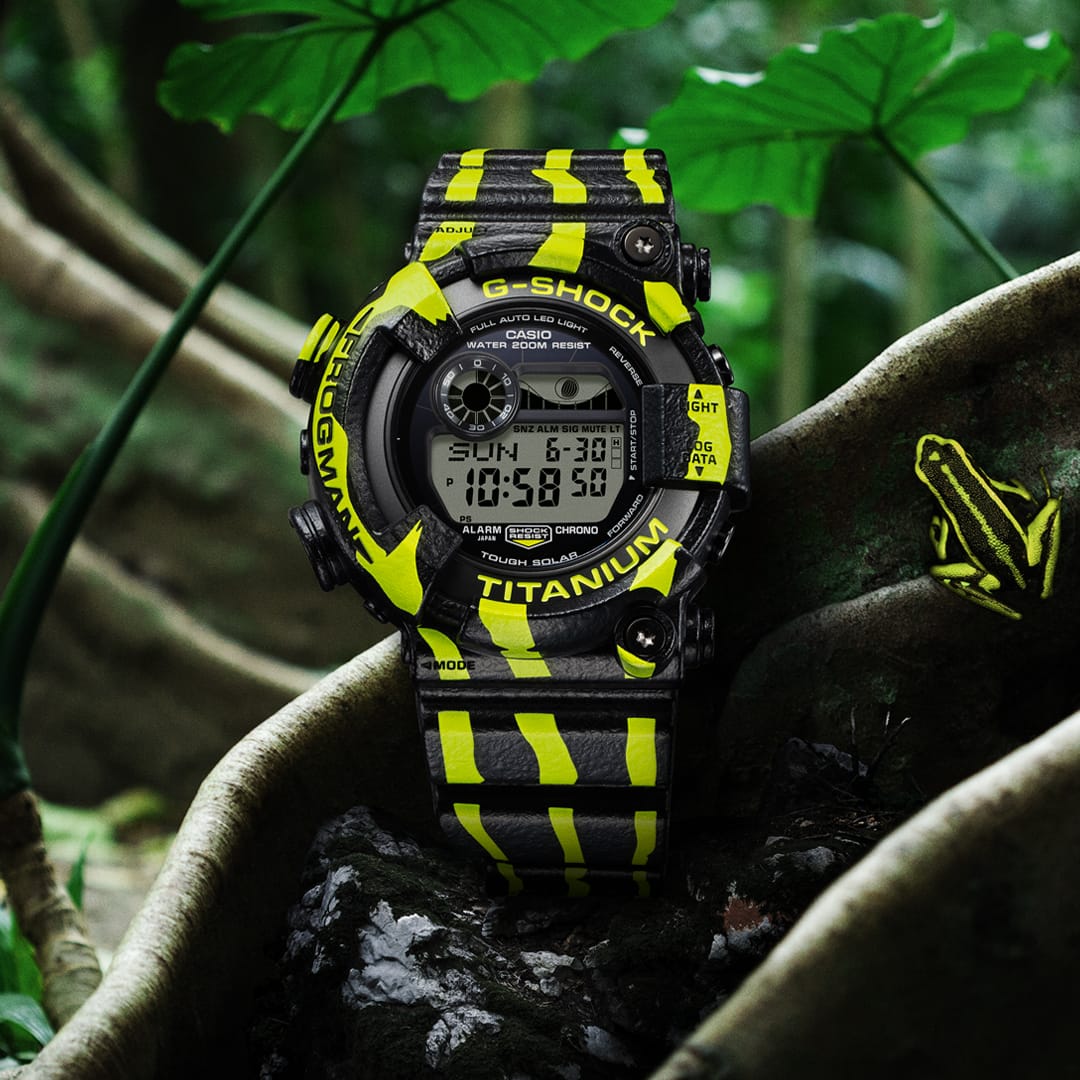Casio G-Shock Frogman GW-8200TPF-1D Titanium 30th Anniversary Limited Edition Dive Watch GUESS Casio G-Shock Frogman GW-8200TPF-1D Titanium 30th Anniversary Limited Edition Dive Watch GUESS
