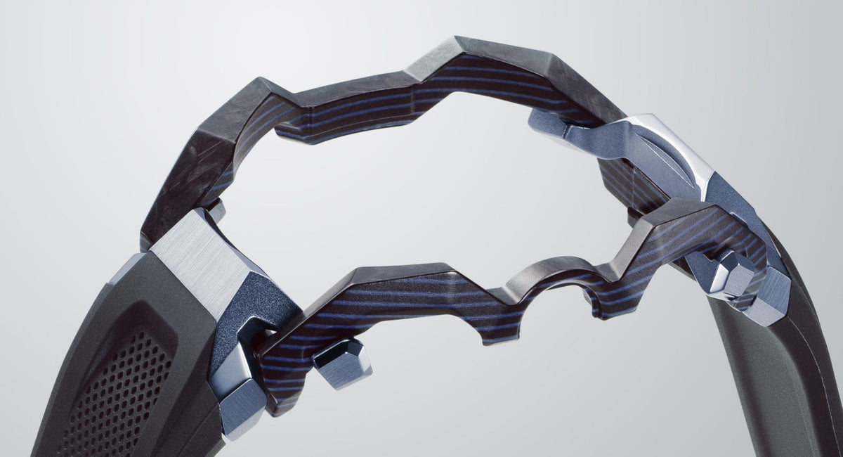 Co-creating with AI to break new ground in toughness-driven design: Original new structure incorporating a frame made with a combination of materials
