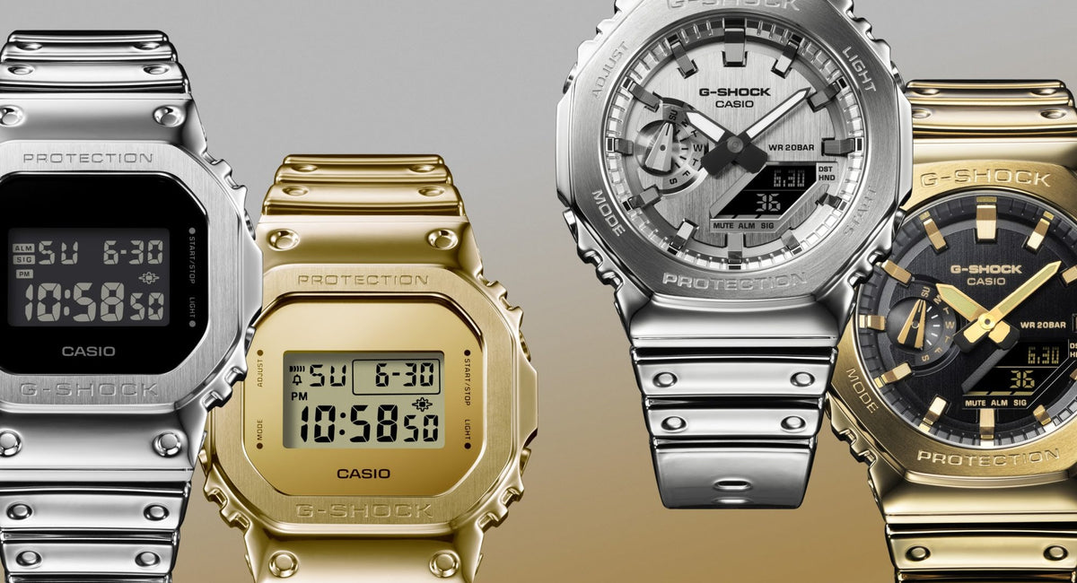 Metal-bezel design incorporating Tough Silicone Band