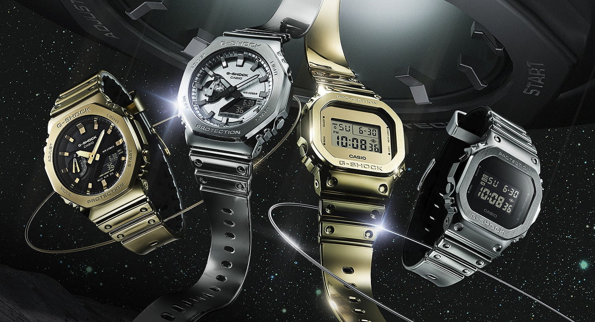 Metal-bezel design incorporating Tough Silicone Band