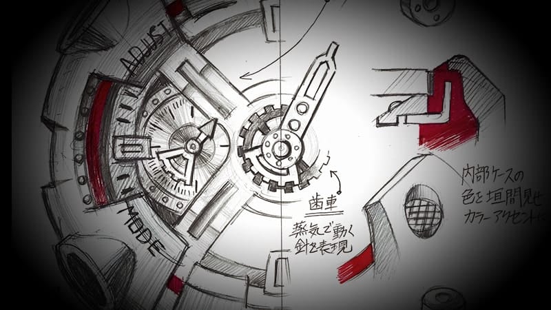 Original Design Combines Large Case and Layered Dial